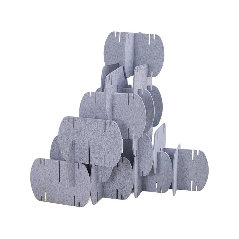 Pannelli acustici ecologici per divisori per ufficio Divisori per interni commerciali avvolti in tessuto