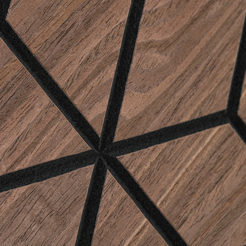 Pannelli da parete a doghe in legno impiallacciato acustico Spesonic per la decorazione di pareti e soffitti interni