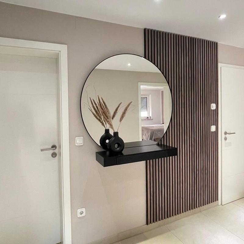 Akupanel Design Pannelli murali acustici in legno Modello 3D Doghe in legno insonorizzate per uso domestico, scolastico, cinematografico, ospedaliero Akupanel Design Pannelli murali acustici in legno Modello 3D Doghe in legno insonorizzate per uso domestico, scolastico, cinematografico, ospedaliero