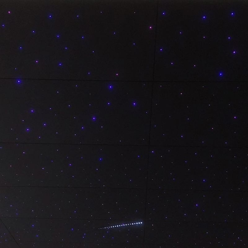 Spesonic Pannello per soffitto stellato in fibra ottica acustica Soffitto stellato acustico in fibra di poliestere Starlight Spesonic Pannello per soffitto stellato in fibra ottica acustica Soffitto stellato acustico in fibra di poliestere Starlight