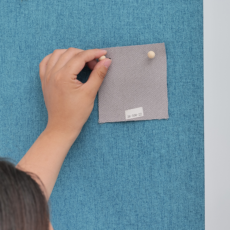 Lavagna acustica bianca per scrittura per ufficio, sala riunioni, tessuto avvolto con vetro temperato magnetico, assorbimento del rumore con scrittura Lavagna acustica bianca per scrittura per ufficio, sala riunioni, tessuto avvolto con vetro temperato magnetico, assorbimento del rumore con scrittura