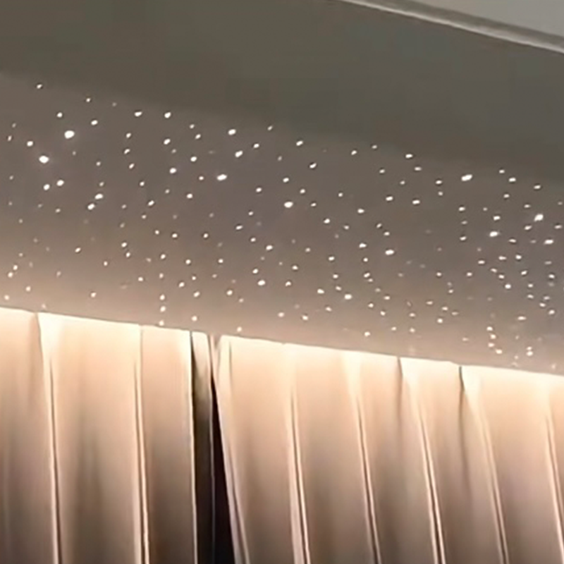 Star Light Ambient Star Light Heat Soffitto teso acustico moderno in fibra ottica colorata per ambienti con telecomando per hotel Star Light Ambient Star Light Heat Soffitto teso acustico moderno in fibra ottica colorata per ambienti con telecomando per hotel