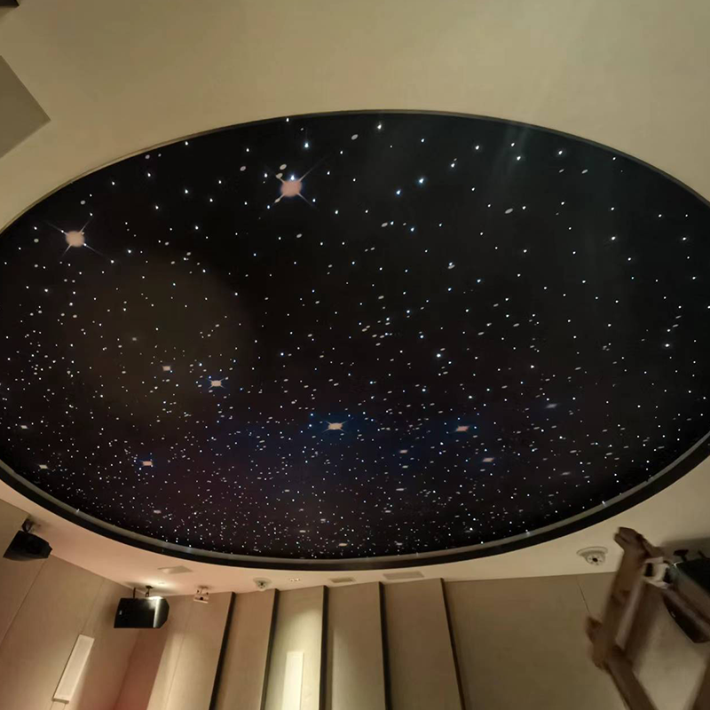 Barra luminosa da soffitto moderna Star Top per KTV Sala audiovisiva Fibra ottica Sky Star Proiettore decorativo Luce diretta