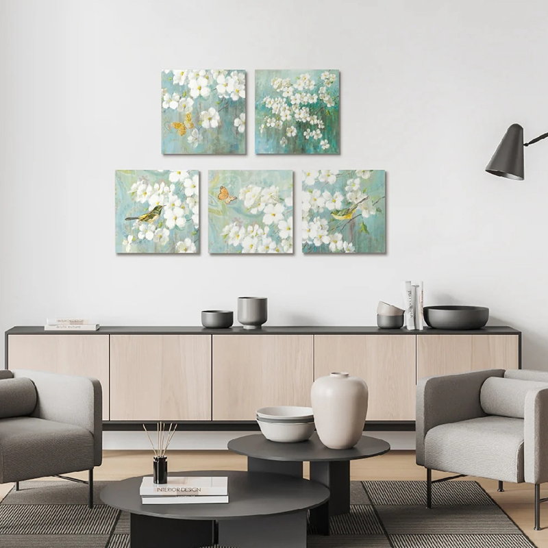 Pannello murale acustico a trasferimento termico in stile moderno - HD, fonoassorbente, per camera da letto/soggiorno