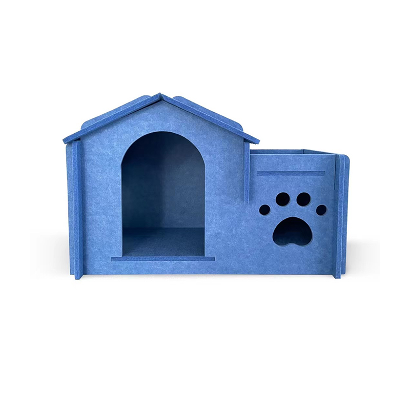 La moderna cuccia acustica per gatti per animali domestici assorbe il rumore e gli echi per la soluzione di progettazione grafica del soggiorno o dell'appartamento