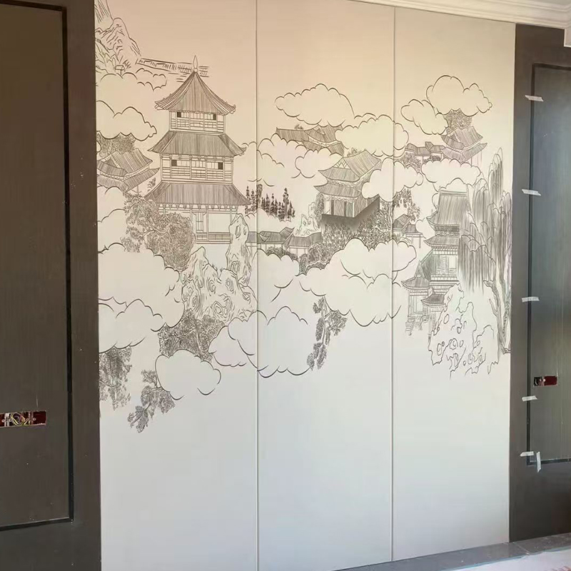 Pannelli di tappezzeria rigida acustica moderna verniciata - HD, fonoassorbenti, personalizzabili per asili/soggiorni Pannelli di tappezzeria rigida acustica moderna verniciata - HD, fonoassorbenti, personalizzabili per asili/soggiorni