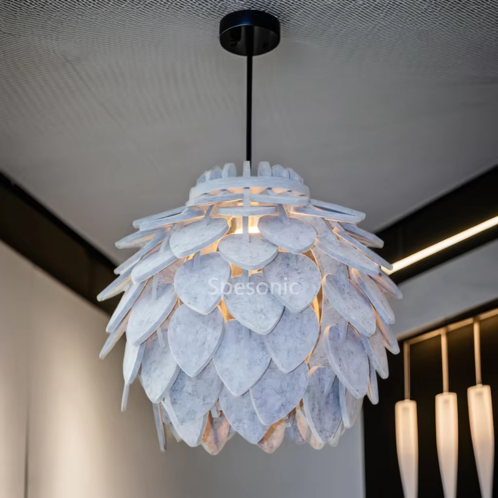 Pannello Fonoassorbente A Sospensione Antimuffa e Antiumidità, Adatto per Cinema e Hall di Uffici